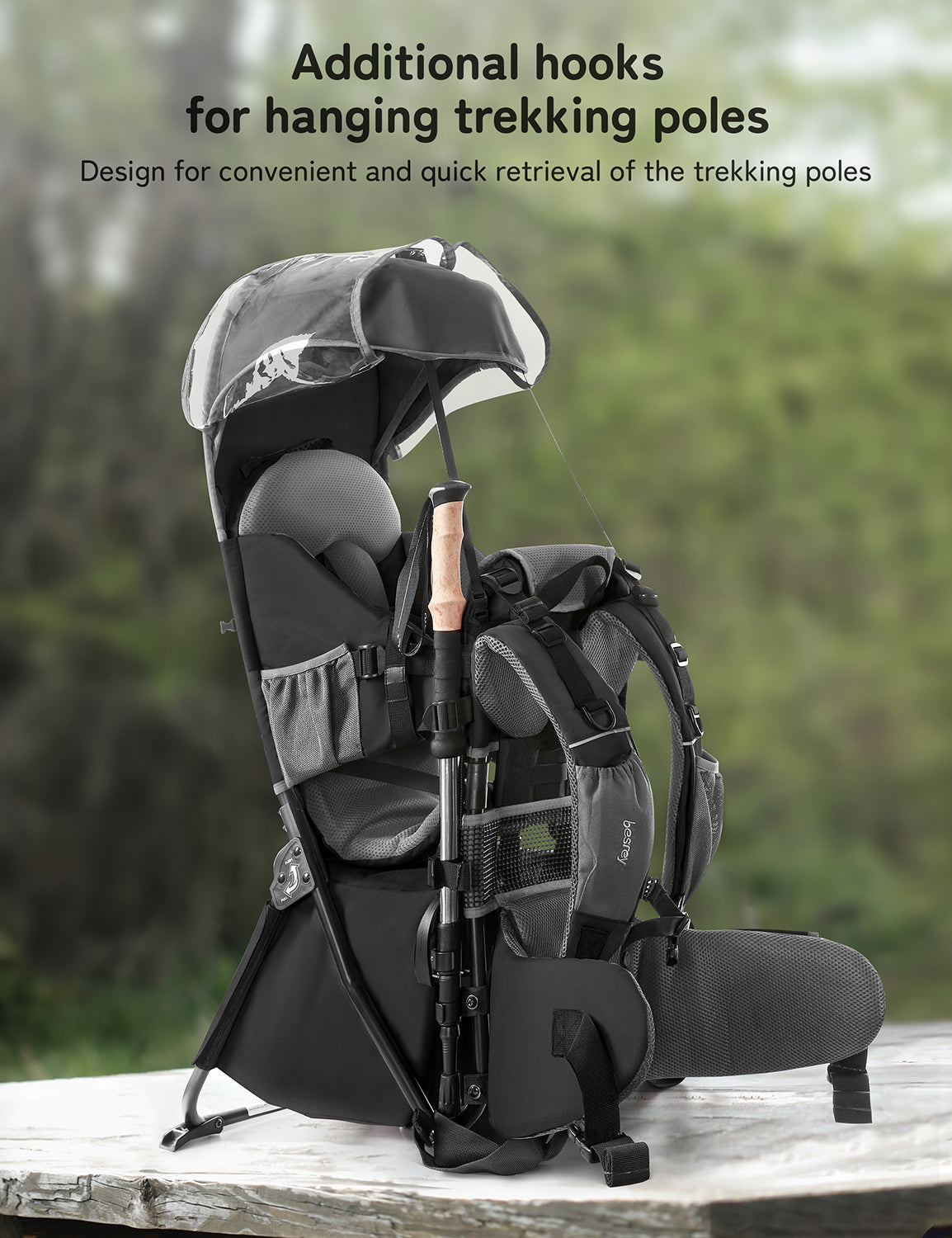 Hiking 2024 stroller backpack