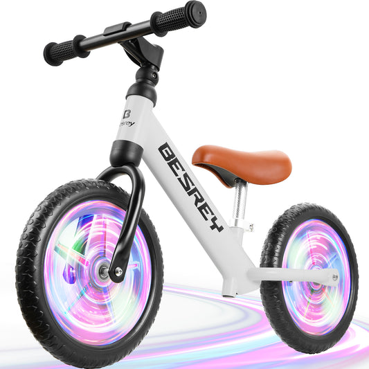 Besrey Balance Bike for Toddlers - Adjustable Seat, EVA Tires, Strong Frame for 2-5 Years