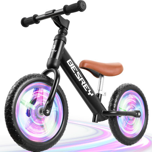 Besrey Balance Bike for Toddlers - Adjustable Seat, EVA Tires, Strong Frame for 2-5 Years