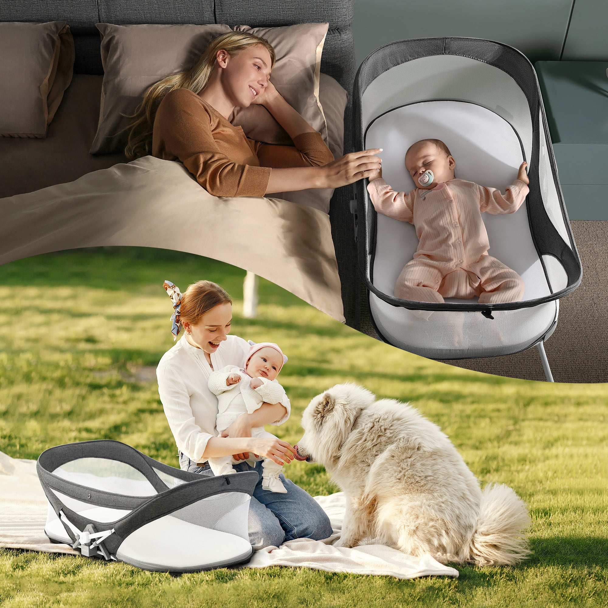 Meowzers portable baby bed best sale