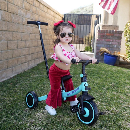 Besrey 7-in-1 Toddler Trike Tricycle for Infant and Kids