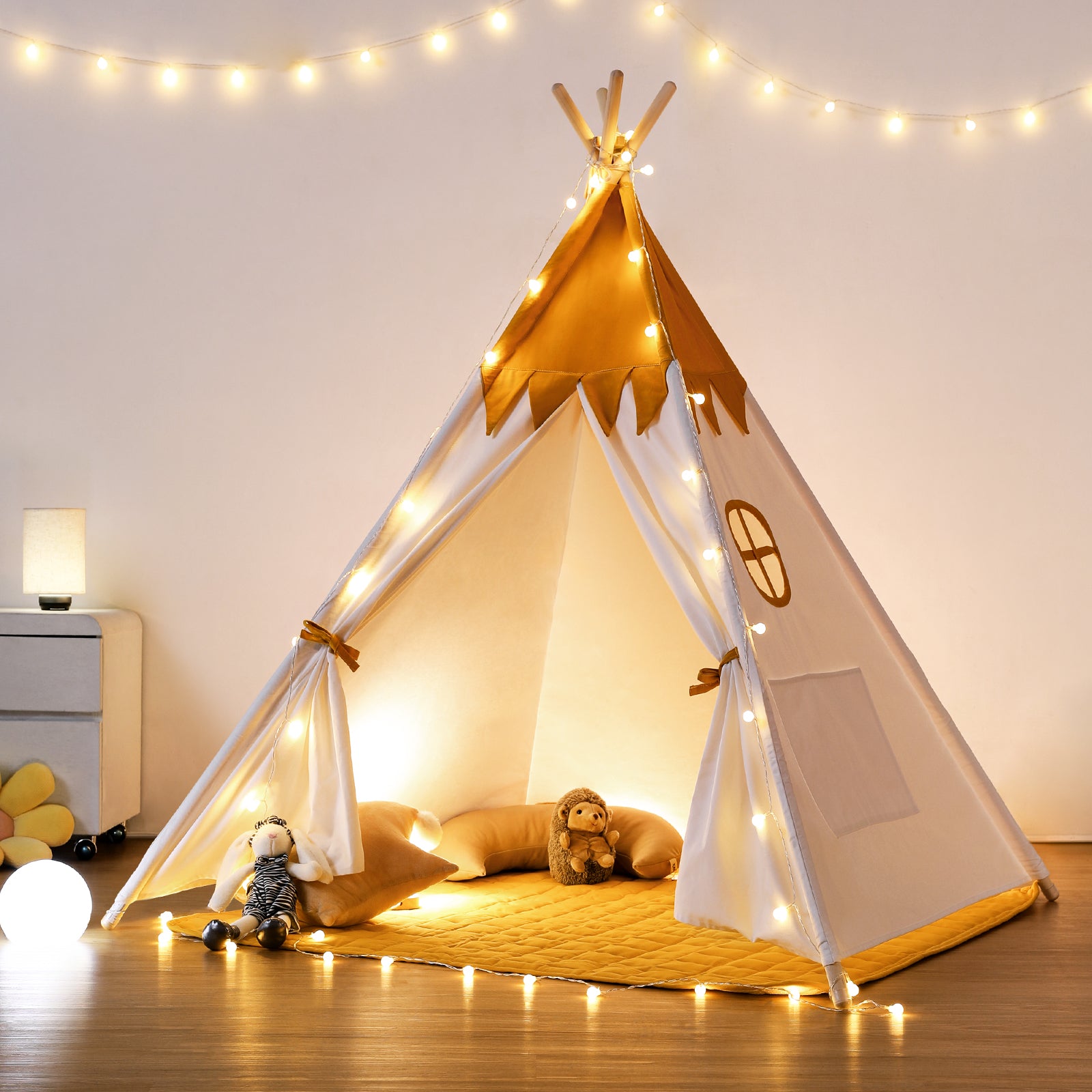 Kids Teepee with window, tent tipi, play tent deals playhouse