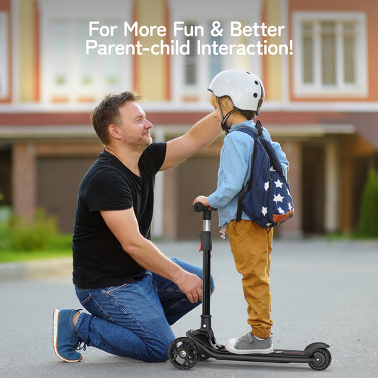 Scooter plegable para niños pequeños de 3 ruedas