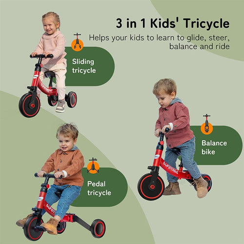 Tricycle Bébé Evolutif BESREY 7 en 1 - Siège Réversible …