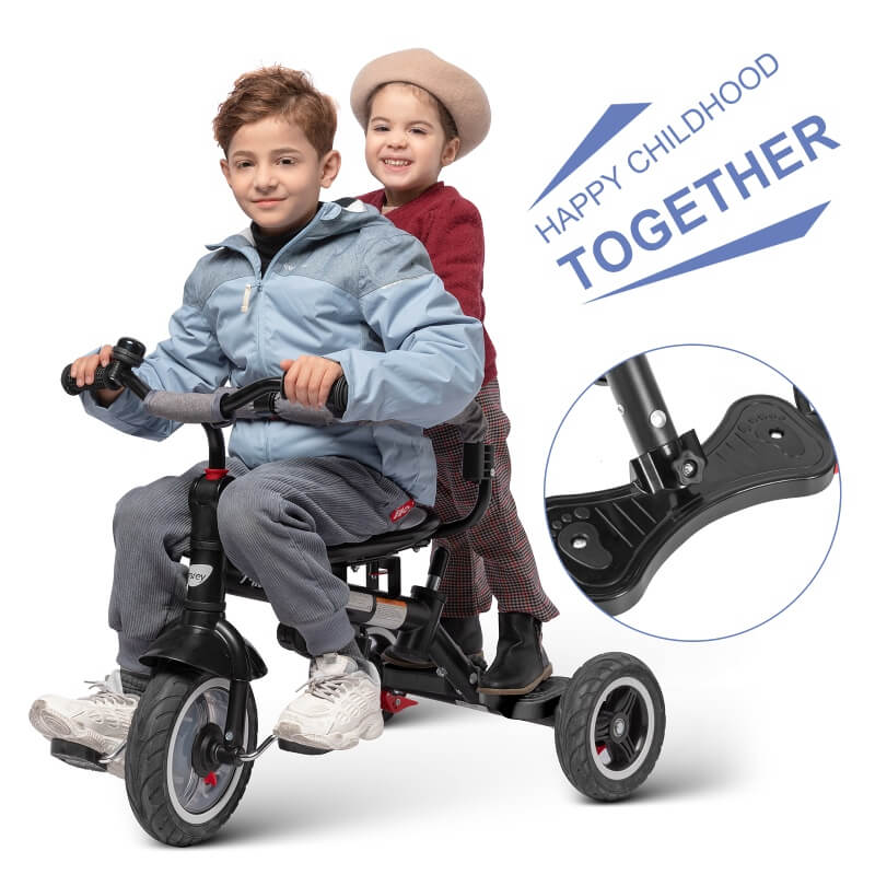 Besrey 8-in-1 Tricycle with Parent Handle